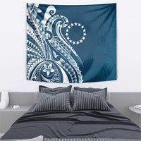 Kia Orana Cook Islands Tapestry Auika Plumeria Tropical Waves - Polynesian Pride