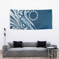 Kia Orana Cook Islands Tapestry Auika Plumeria Tropical Waves - Polynesian Pride