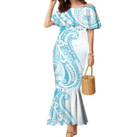 Kia Orana Cook Islands Family Matching Mermaid Dress and Hawaiian Shirt Moana Plumeria Tropical Waves - Polynesian Pride