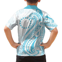 Kia Orana Cook Islands Family Matching Tank Maxi Dress and Hawaiian Shirt Moana Plumeria Tropical Waves - Polynesian Pride