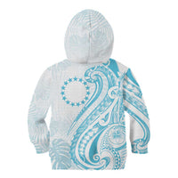 Kia Orana Cook Islands Kid Hoodie Moana Plumeria Tropical Waves - Polynesian Pride