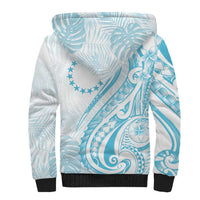 Kia Orana Cook Islands Sherpa Hoodie Moana Plumeria Tropical Waves - Polynesian Pride
