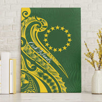 Kia Orana Cook Islands Canvas Wall Art Plumeria Tropical Waves - Polynesian Pride