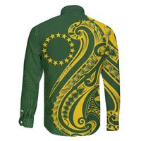 Kia Orana Cook Islands Family Matching Tank Maxi Dress and Hawaiian Shirt Plumeria Tropical Waves - Polynesian Pride