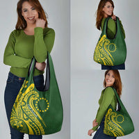 Kia Orana Cook Islands Grocery Bag Plumeria Tropical Waves - Polynesian Pride