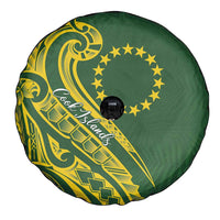 Kia Orana Cook Islands Spare Tire Cover Plumeria Tropical Waves - Polynesian Pride