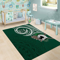 Hawaii Rainbow Warriors Alumni Area Rug Ti Maile Lei - Glory For The Warriors
