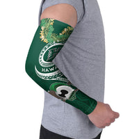 Hawaii Rainbow Warriors Alumni Personalized Arm Sleeves Ti Maile Lei - Glory For The Warriors