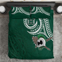 Hawaii Rainbow Warriors Alumni Bedding Set Ti Maile Lei - Glory For The Warriors
