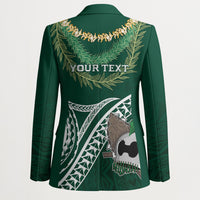 Hawaii Rainbow Warriors Alumni Personalized Blazer Ti Maile Lei - Glory For The Warriors