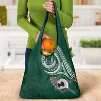 Hawaii Rainbow Warriors Alumni Grocery Bag Ti Maile Lei - Glory For The Warriors