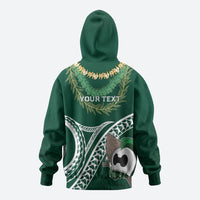 Hawaii Rainbow Warriors Alumni Personalized Hoodie Ti Maile Lei - Glory For The Warriors