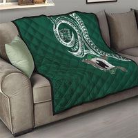 Hawaii Rainbow Warriors Alumni Quilt Ti Maile Lei - Glory For The Warriors