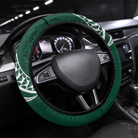 Hawaii Rainbow Warriors Alumni Steering Wheel Cover Ti Maile Lei - Glory For The Warriors