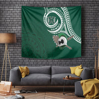 Hawaii Rainbow Warriors Alumni Tapestry Ti Maile Lei - Glory For The Warriors