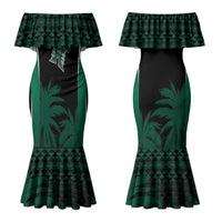 Hawaii Rainbow Warriors La'au Pama Personalized Couples Matching Mermaid Dress and Long Sleeve Button Shirt