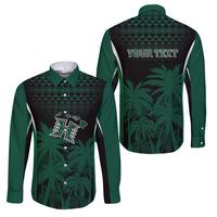 Hawaii Rainbow Warriors La'au Pama Personalized Family Matching Puletasi and Hawaiian Shirt