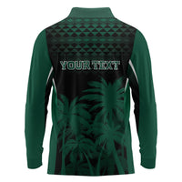 Hawaii Rainbow Warriors La'au Pama Personalized Long Sleeve Polo Shirt