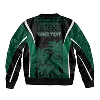 Hawaii Rainbow Warriors La'au Pama Personalized Sleeve Zip Bomber Jacket