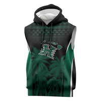 Hawaii Rainbow Warriors La'au Pama Personalized Sleeveless Hoodie