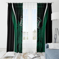 Hawaii Rainbow Warriors La'au Pama Window Curtain