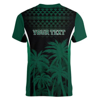 Hawaii Rainbow Warriors La'au Pama Personalized Women V-Neck T-Shirt