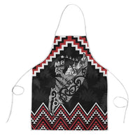 New Zealand Christmas Taniko Poutama Apron Mountainscape Maori Fern - Polynesian Pride