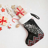 New Zealand Christmas Taniko Poutama Christmas Stocking Mountainscape Maori Fern - Polynesian Pride