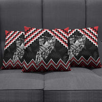 New Zealand Christmas Taniko Poutama Pillow Cover Mountainscape Maori Fern - Polynesian Pride