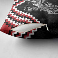 New Zealand Christmas Taniko Poutama Pillow Cover Mountainscape Maori Fern - Polynesian Pride