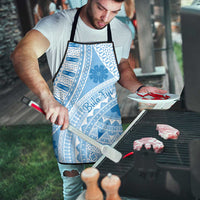 Bula Fiji Classic Masi Tapa Apron Turquoise - Polynesian Pride