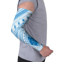 Bula Fiji Classic Masi Tapa Arm Sleeves Turquoise - Polynesian Pride