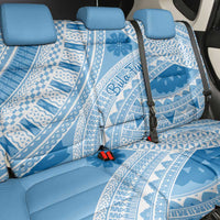 Bula Fiji Classic Masi Tapa Back Car Seat Cover Turquoise - Polynesian Pride
