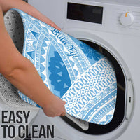 Bula Fiji Classic Masi Tapa Bathroom Set Turquoise - Polynesian Pride