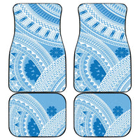 Bula Fiji Classic Masi Tapa Car Mats Turquoise - Polynesian Pride