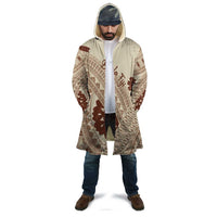 Bula Fiji Classic Masi Tapa Cloak Vintage Beige - Polynesian Pride