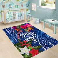 Guam Christmas Area Rug Turtle Mix Tapa Felis Pasgua LT7 - Polynesian Pride