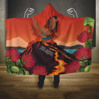 Hawaii Kilauea Volcano Hooded Blanket Pele Goddess