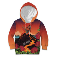 Hawaii Kilauea Volcano Kid Hoodie Pele Goddess