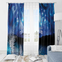 NZ Maori Matariki Scenery Window Curtain Galaxy Sky