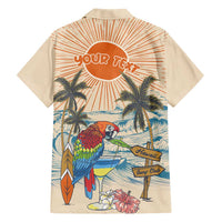 Personalized Christmas In July - Hawaii Retro Family Matching Short Sleeve Bodycon Dress and Hawaiian Shirt Lost In Parrot-dise LT7 - Polynesian Pride