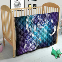 Aloha Hawaii Turtle Quilt Teal Purple Ribbon - Polynesian Pride