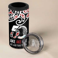 Kia Kaha Te Reo Maori 4 in 1 Can Cooler Tumbler 50 Years Mo Ake Tonu Te Reo - Polynesian Pride