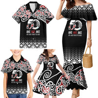 Kia Kaha Te Reo Maori Family Matching Mermaid Dress and Hawaiian Shirt 50 Years Mo Ake Tonu Te Reo LT7 - Polynesian Pride