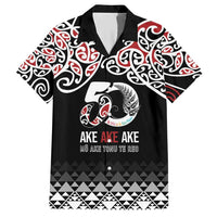 Kia Kaha Te Reo Maori Family Matching Short Sleeve Bodycon Dress and Hawaiian Shirt 50 Years Mo Ake Tonu Te Reo LT7 Dad's Shirt - Short Sleeve Black - Polynesian Pride