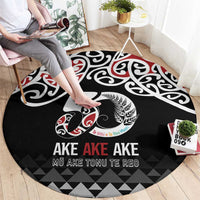Kia Kaha Te Reo Maori Round Carpet 50 Years Mo Ake Tonu Te Reo - Polynesian Pride