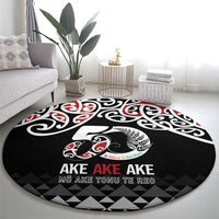 Kia Kaha Te Reo Maori Round Carpet 50 Years Mo Ake Tonu Te Reo - Polynesian Pride