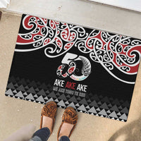 Kia Kaha Te Reo Maori Rubber Doormat 50 Years Mo Ake Tonu Te Reo - Polynesian Pride