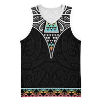 50 Years Kia Kaha Te Reo Maori Basketball Jersey Ake Ake Ake! - Polynesian Pride