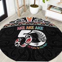 50 Years Kia Kaha Te Reo Maori Round Carpet Ake Ake Ake! - Polynesian Pride